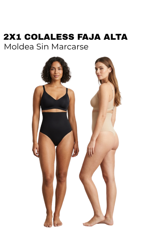 Promo 2x1 Faja Colaless Alta