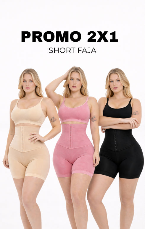 Short Reductor con Faja – Promo 2x1