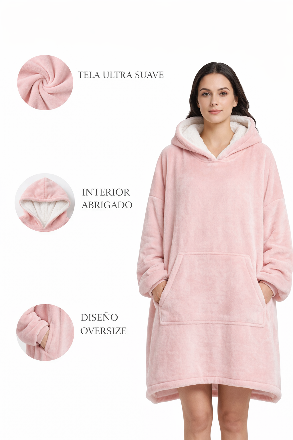 PONCHO HOODIE MARBELLA